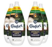 Comfort Ultimate Care Ultra-Concentrated Fabric Conditioner with Lasting Fragrance Intense Liquid Fabric Softener 78 Wash, 1.18 L (Coco Fantasy, Buy 4)