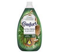 Comfort Ultra Fresh & Protect Coco Fantasy Fabric Conditioner with Pro-Fibre Technology Protects Colour and Shape 58 washes (870 ml)