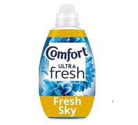 Comfort Ultra Fresh & Protect Fabric Conditioner Fresh Sky, Ultra Concentrated Laundry Fabric Softener with Long-Lasting Fresh Fragrance, Odour Protection, Soft & Fresh Clothes, 58 Washes, 870ml