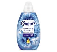 Comfort Ultra Fresh & Protect Fresh Sky Fabric Conditioner softener with Pro-Fibre Technology Protects Colour and Shape 58 washes (870 ml)