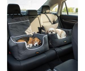 (Comfort Version L/80x55x30cm) Skylos Pet Car Seat Dog Booster Mat Portable
