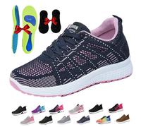 Comfort Wear Orthowear Shoes for Women, Air Cushion Ortho Stretch Cushion Shoes with Insole (G-833 Blue, Adult, Women, 6, Numeric, UK Footwear Size System, Wide)