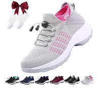 Comfort Wear Orthowear Shoes for Women,Comfortwear Ortho Shoes for Women Plantar Fasciitis,Comfortwear Ortho Stretch Cushion Shoes (Gray,6.5)