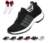 Comfort Wear Orthowear Shoes for Women,Comfortwear Ortho Shoes for Women Plantar Fasciitis,Comfortwear Ortho Stretch Cushion Shoes (Black,9)