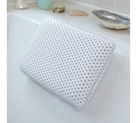 Comfort White Waterproof Bath Pillow - Relax and Unwind! Bath neck support pillow
