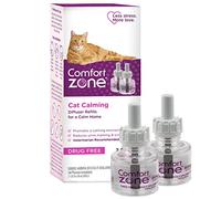 Comfort Zone 2 Pack Cat Calming Diffuser Refills; 30-day Refills; Pheromones Help Cat Anxiety