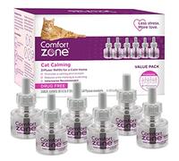 Comfort Zone 6 Pack Cat Calming Diffuser Refills; 30-day Refills; Pheromones Help Cat Anxiety