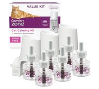 Comfort Zone Cat Calming Diffuser: 3 Pheromone Diffusers & 6 Refills