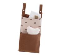 Comfortabale Cotton Nursery Storage Bag with Capacious Compartment Ideal for Storing Newborns Items and Toy Baby Diaper Storage Bag