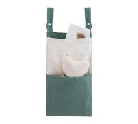 Comfortabale Cotton Nursery Storage Bag with Capacious Compartment Ideal for Storing Newborns Items and Toy Multifunctional Nappy Storage