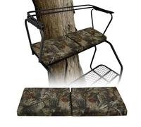 Comfortable 2-Person Tree Stand Seat Cushion: Foldable Thick Hunting Seat Pad, Replacement Treestand Seat for Outdoor Hunting, Camping, and Ladder Tree Stands, Perfect for Long Hours of Comfort