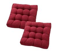Comfortable 45x45cm Square Seat Cushions for Indoor & Outdoor Chairs Padded Back Cushions for Swing Kitchen Garden & Office Ultimate Comfort & Style