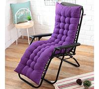 Comfortable 53x125cm Cushioned Lounge Chair Pad Soft Recliner Cushion for Patio Garden and Rocking Chairs - Stylish Outdoor Seating Accessory