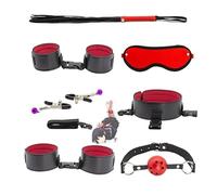 Comfortable 8-Piece Set of Red Sponge Material, with Multiple Combinations to Choose from, Showcasing Sports Charm and Surprise Gifts for Couples On Holidays，Endurance Training Accessory
