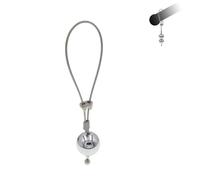 Comfortable and Adjustable Stainless Steel Weighted Solid Pendant with a snap-on Design, Suitable for Both Beginners and Advanced users-UKRF77 (Single Ball 25mm)
