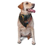 Comfortable and Breathable pet Scarf for Outdoor Walks and Home Feeding | Beautiful Jazz Printed Pet Scarves Are Comfortable And Breathable For Outdoor Walks And Home Feedings