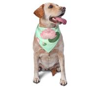Comfortable and Breathable pet Scarf for Outdoor Walks and Home Feeding | Lotus Flowers Waiting To Bloom Printed Pet Scarves Are Comfortable And Breathable For Outdoor Walks And Home Feedings