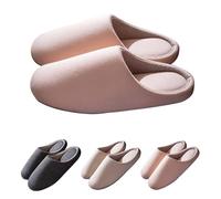 Comfortable and Supportive Women's Men's Home Slippers with Memory Foam Terry Cloth Lining Non-Slip Soft Bottom Outsole Slipper Travel Hotel Spa Party Guest Swimming Pools Travel Footwear Pink
