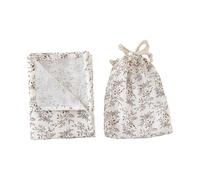 Comfortable Baby Bath Towel Bag Set of 2pcs Includes Soothing Cloth Hanging Storage Bag for Sensitive Skin Portable Baby Towel Hanging Organizer