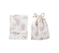 Comfortable Baby Bath Towel Bag Set of 2pcs Includes Soothing Cloth Hanging Storage Bag for Sensitive Skin Portable Baby Towel Hanging Organizer