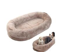 Comfortable Bean Bag Bed for Humans and Pets, Large Size for Family Use, Soft Foam Support for Relaxation