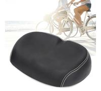 Comfortable Bicycle Saddle, Noseless Bike Seat Wide Large Bike Saddle Replacement Universal Cycling Comfortable Seat Cushion for Men Women for Mountain and Road Bicycles