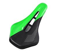 Comfortable Bike Seat Cushion Bicycle Saddle Pad for Men Breathable Hollow Design Universal Riding Accessories Road Bike Saddle MTB Seat Pressure Relief(Dark Green)