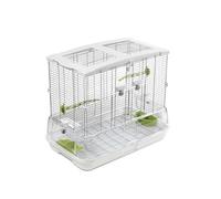 Comfortable Bird Cage Made of Acrylic Wire Parrot Cage Large Size Deep Base Easy to Clean Practical(Medium)