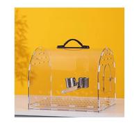 Comfortable Bird Cage Transparent Parrot Cage Take-out Cage Portable Take-out Bag Out Cage Parrot Acrylic Special Practical(Large)