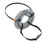 Comfortable Blind Dog Harness for Visually Impaired Adjustable Guiding Device for Dogs and Cats Protective Collision Avoidance Ring for (Grey, S)