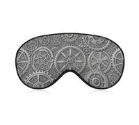 Comfortable Blindfold Eyeshade, Soft Sleep Masks, BlockLight, Blackout Sleeping Eye Mask (Steampunk Gear)