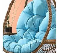 Comfortable Blue Chair Cushion for Swinging Patio Chairs Thick Hammock Cushion for Indoor & Outdoor Use Perfect Garden Accessory for Relaxation