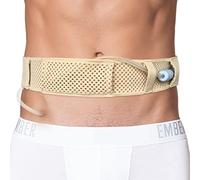 Comfortable Breathable Peritoneal Dialysis Belt PD Catheter Holder Accessories Adjustable Feeding G Tube Pouch Safety Secure Transfer Set Peg Tubing Supplies Men Women, Beige Medium