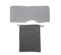 Comfortable Breathable Sleep Eye Mask, Adjustable Light Blocking Blindfold with Nose Wing Design, Foldable Eye Cover for Men Women Kids for Travel Home Use (Gray)