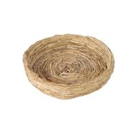 Comfortable breeding: Bird Weaving with Grass, Bird Cage Accessories, Parrot Bed, Bird Cage, Bird Breeding Flat Base, Bird Shelter Pair