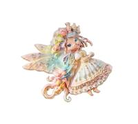 Comfortable Brooch Beautiful Butterfly Girl Lapel Pin Accessory with Rhinestones Elegant Backpack Accessories Light Brooch