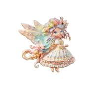 Comfortable Brooch Beautiful Butterfly Girl Lapel Pin Accessory with Rhinestones Elegant Backpack Accessories Daily Brooch