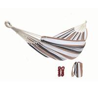 Comfortable Camping Hammock for 2 Preson Portable Hammock with Hanging Ropes & Carry Bag, Large79''x60''Cotton Hammock Up to 550lbs&Heavy Duty Carabiners for Camping Outdoor/Indoor Patio Backyard
