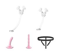 Comfortable Chastity Cage Penis Clip, Male Cock Cage Invisible Use with Chastity Belt & Catheter Lovely Chastity Devices Sex Toys for Men Sissy Penis Exercise
