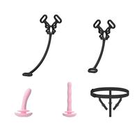 Comfortable Chastity Cage Penis Clip, Male Cock Cage Invisible Use with Chastity Belt & Catheter Lovely Chastity Devices Sex Toys for Men Sissy Penis Exercise