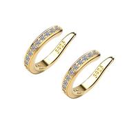 Comfortable Copper Ear Climber Crystals Embellished Without Holes Clip for Daily Wear Wedding Cuffs for Women Comfortable No Piercing Cuffs