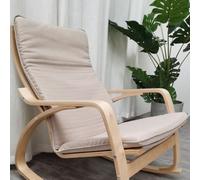 Comfortable Cotton Poang Chair Cushion Replacement Detachable Thick Padded Armchair Cover for Ultimate Comfort & StylePerfect for Relaxation and Sleep by Bei Kinisa