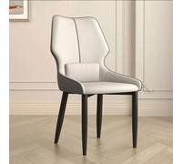 Comfortable Dining Chairs with High Back Support, Upholstered Kitchen Chairs, Manicure and Makeup Chairs, Office Negotiation Seating, Stylish and Functional Design