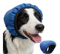 Comfortable Dog Earmuffs, Soft Breathable Earmuffs, Adjustable Protector Wrap with Soft Padding, Calming Pet Accessory, Winter Grooming Item with Easy Fit, Safety Supplies for Large Pets (blue,S)