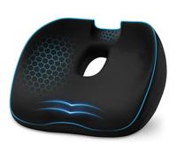 Comfortable Donut Cushion, Coccyx Cushion with U-Shaped Cutout & Scientific Centre Hole , Memory Foam Donut Cushion for Hemorrhoids, Postpartum, Hip & Lower Back Discomfort, Ideal for Office Workers