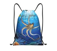 Comfortable Drawstring Bag Marine Biology Trainer Bags Personalised Swim Bags For Men Teenager Holidays 36X42Cm