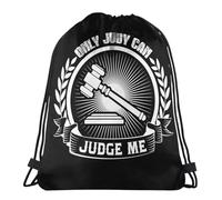 Comfortable Drawstring Swimming Bag Only Judy Can Judge Me Swimming Backpack Daily Swim String Backpack For Activities Travel Holidays 36X42Cm