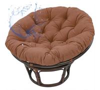 Comfortable Egg Replacement Chair Cushion Waterproof Outdoor Double Seat Swing Egg Chair Cushion Round Pad for Papasan, Egg Shape Hanging Basket Chairs for Garden Patio Living Room,NO16,70×70cm