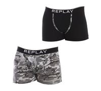 Comfortable Elastic Cotton Boxer Briefs, male, Replay, Underpants, Multicolor, S, Underwear S