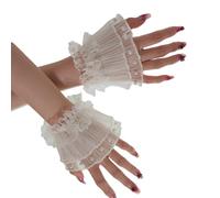 Comfortable elastic wrist,photo accessory wrist cuff sleeve wrap sleeve cuff cover sleeve with embroidery flower pearl decoration for women